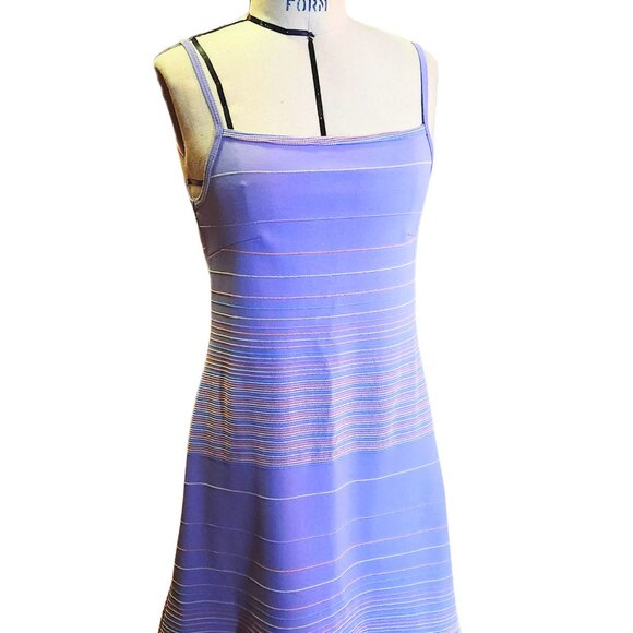 Y2K/00s spaghetti strap A-line lavender dress - Picture 3 of 5